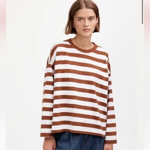 EUC Madewell Oversized Crewneck Longsleeve XS